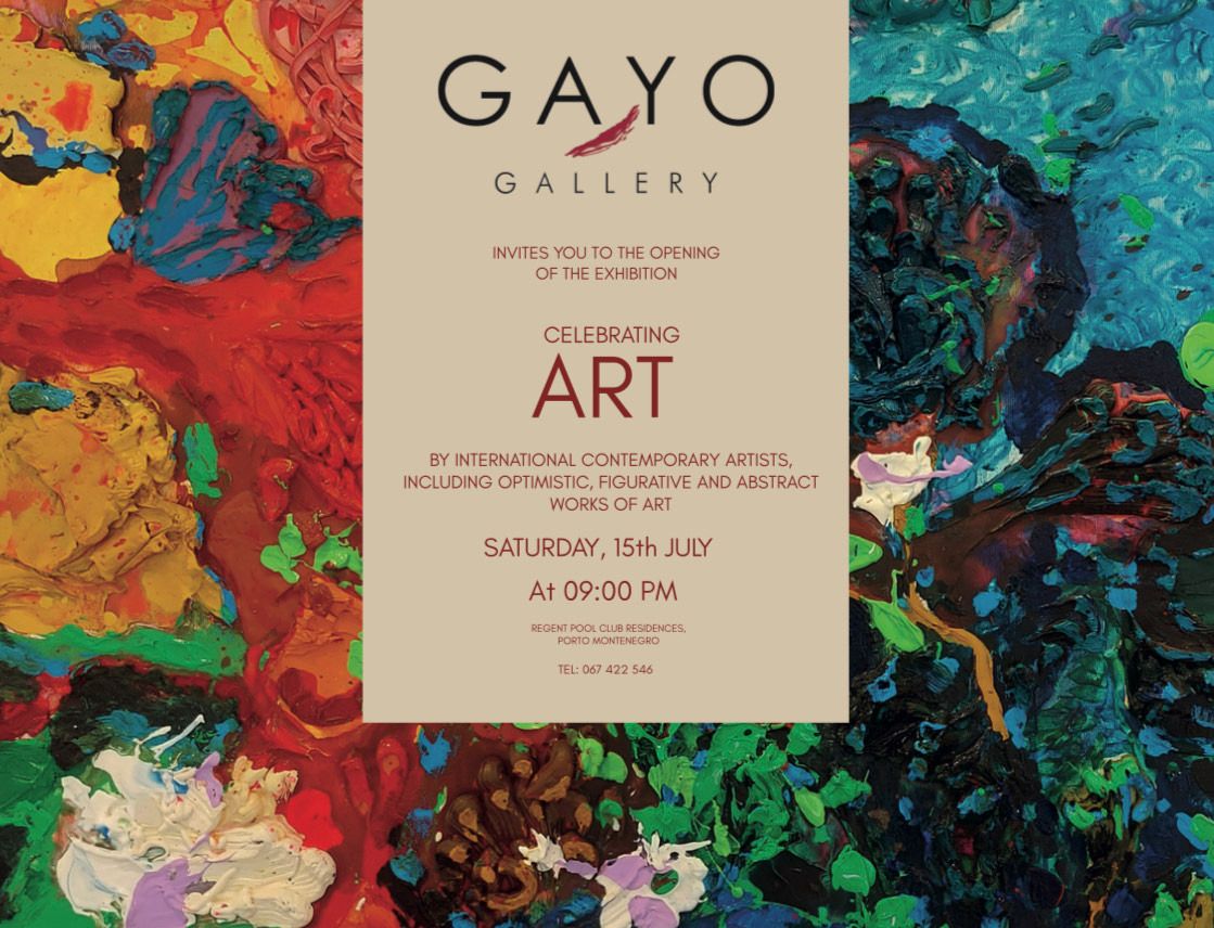Gayo Gallery Contemporary Art Gallery // Porto Montenegro, Tivat
